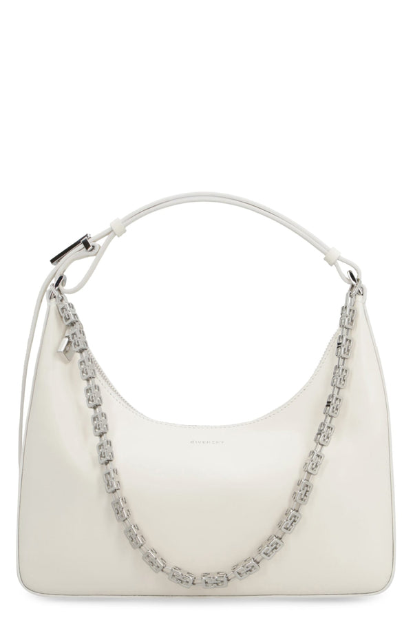 Givenchy Moon Cut Out Small Bag In Ivory Leather - Women