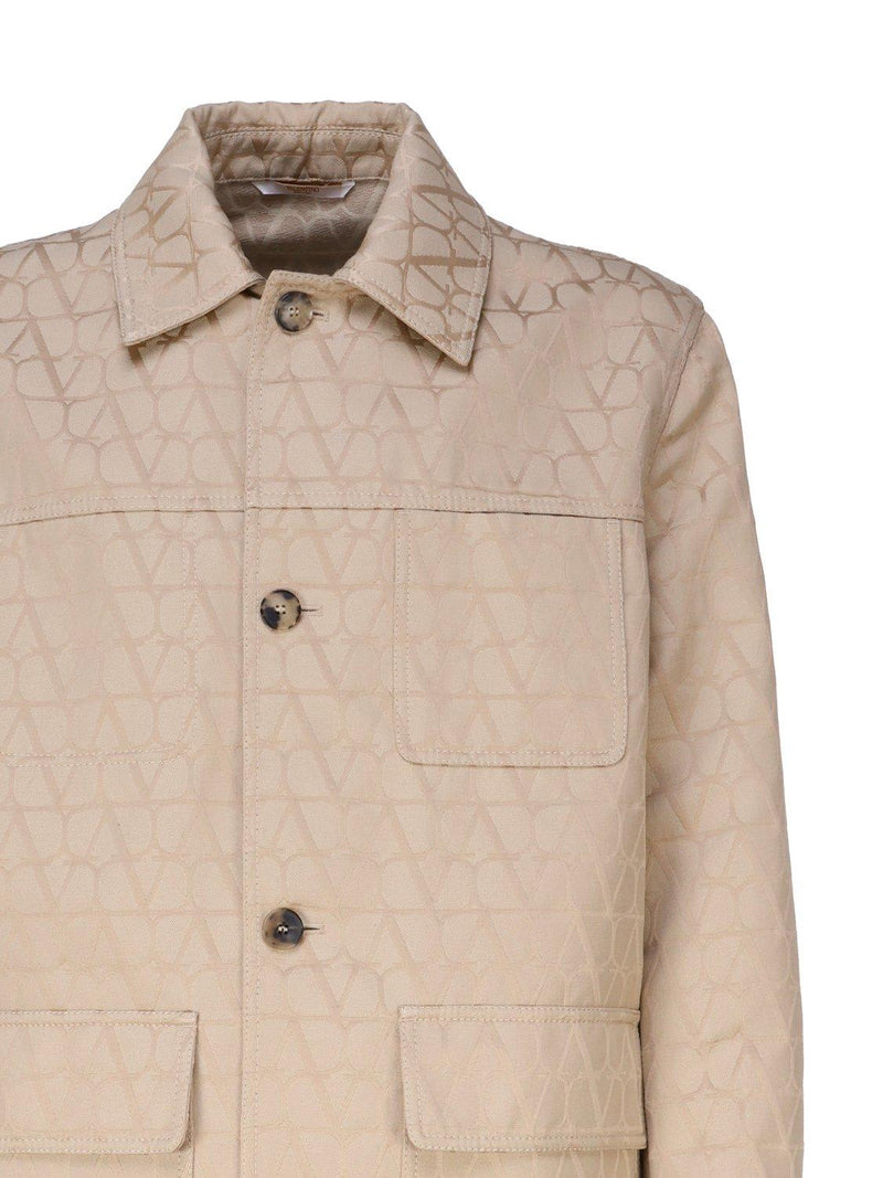 Valentino Buttoned Long-sleeved Jacket - Men