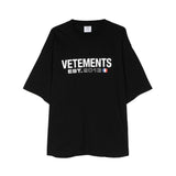 VETEMENTS Logo Printed Oversized T-shirt - Women