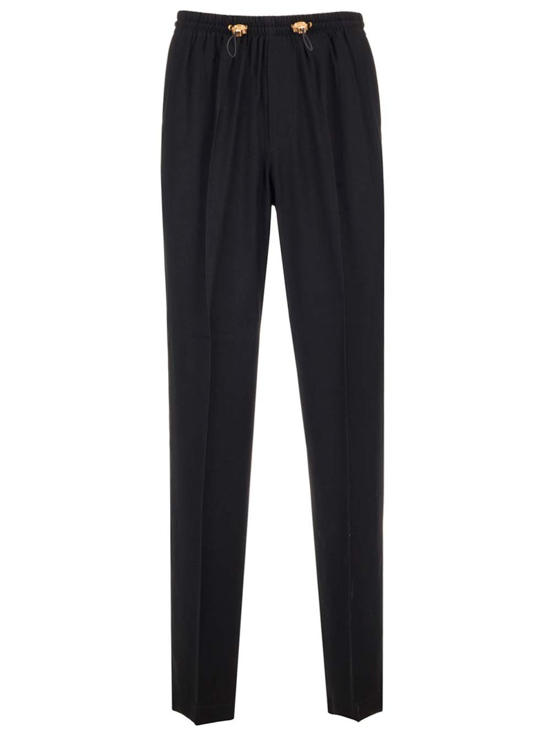 Versace Trousers With Medusa Details - Men