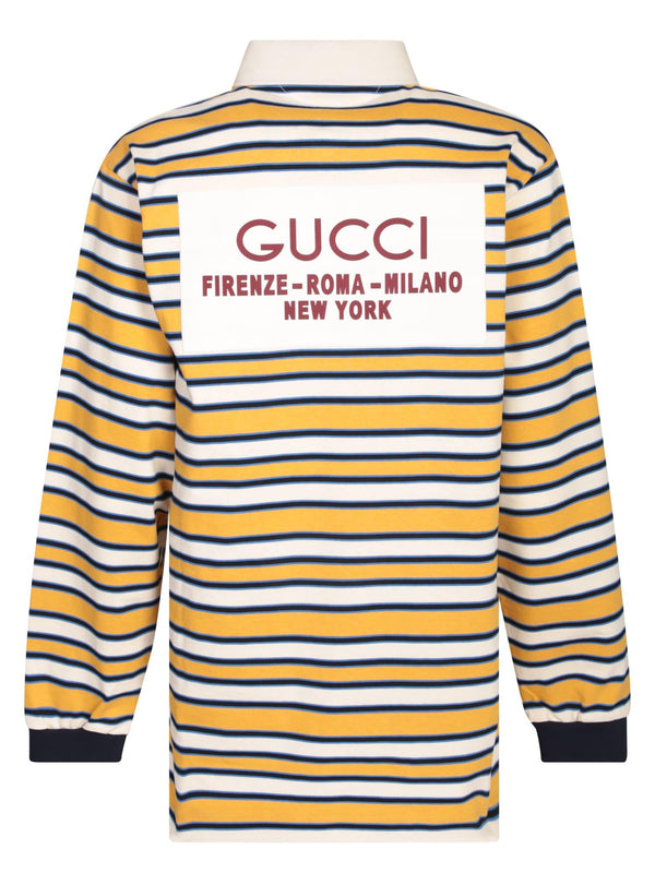 Gucci Striped Multicolor Polo Shirt - Men - Piano Luigi