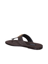 Tom Ford Brighton Crododile Brown Sandals - Men - Piano Luigi