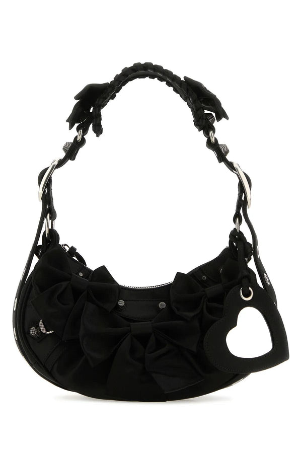 Balenciaga Black Satin Le Cagole Xs Shoulder Bag - Women