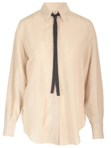 Brunello Cucinelli Cr?pe De Chine Shirt - Women