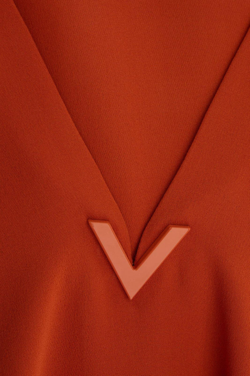 Valentino Vlogo Plaque V-neck Blouse - Women