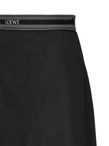 Loewe Asymmetric Wool Skirt - Women