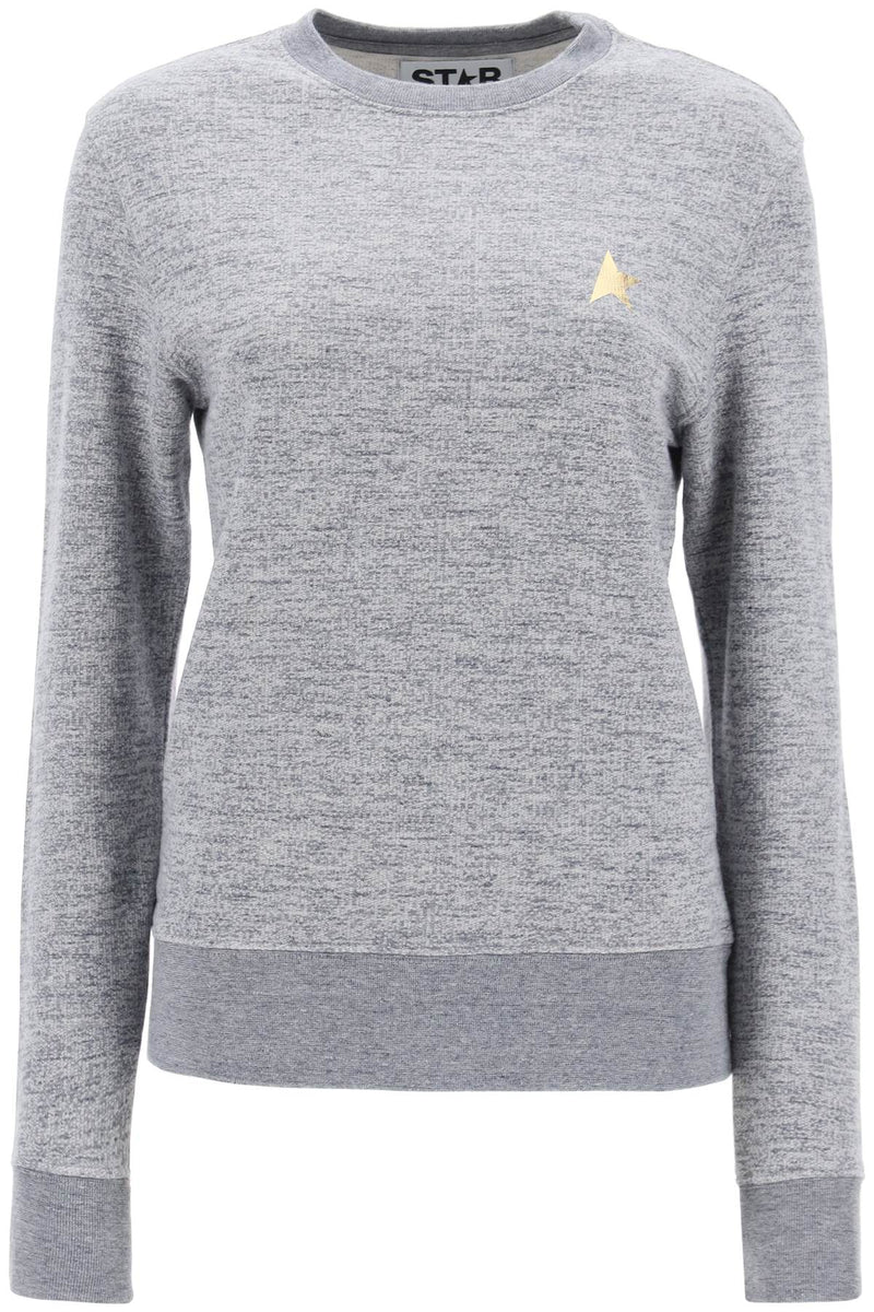 Golden Goose Athena Sweatshirt With Gold Star - Women