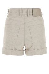 Fendi Sand Denim Shorts - Women