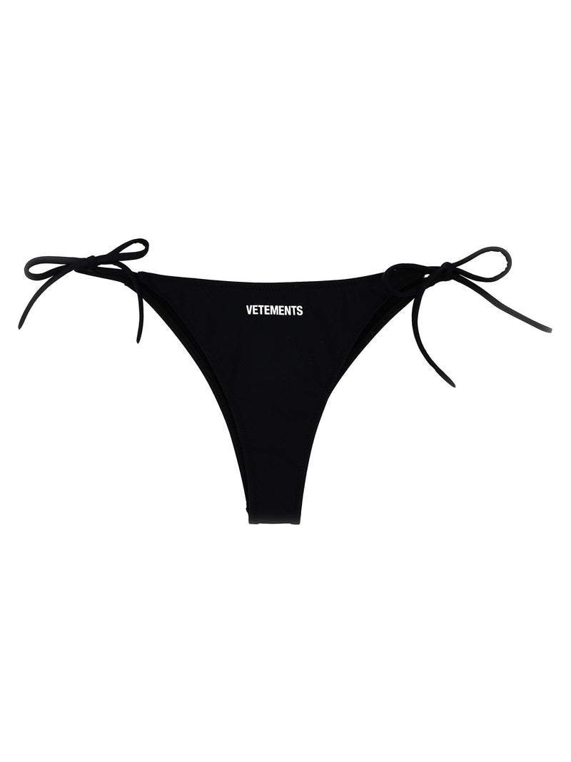 VETEMENTS logo Bikini Briefs - Women