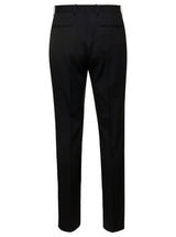 Saint Laurent Black Taileur Pants Man - Men