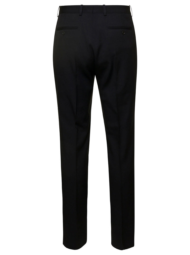 Saint Laurent Black Taileur Pants Man - Men