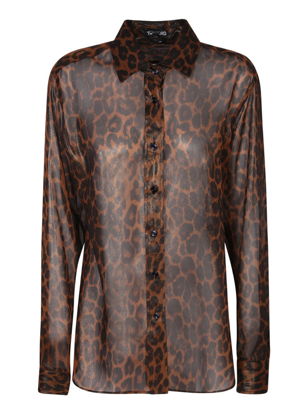 Tom Ford Leopard Motif Shirt - Women