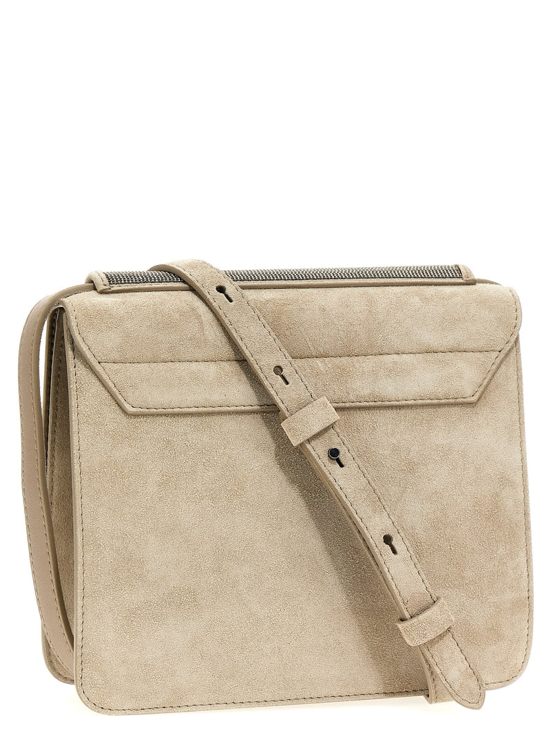 Brunello Cucinelli precious Insert Crossbody Bag - Women