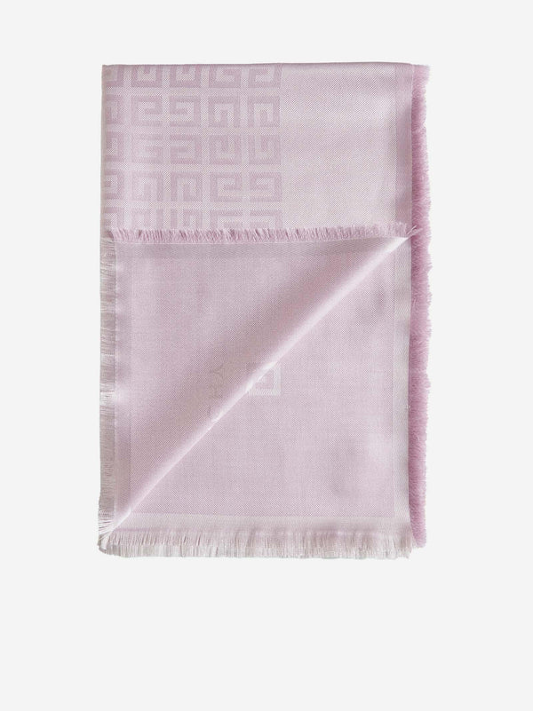 Givenchy 4g Silk And Wool Shawl - Women