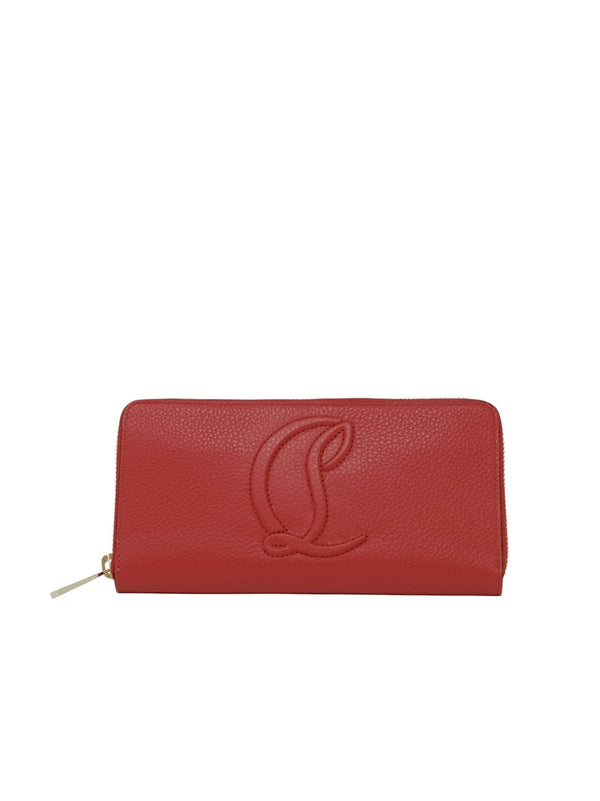 Christian Louboutin By My Side Red Calf Leather Wallet - Women - Piano Luigi