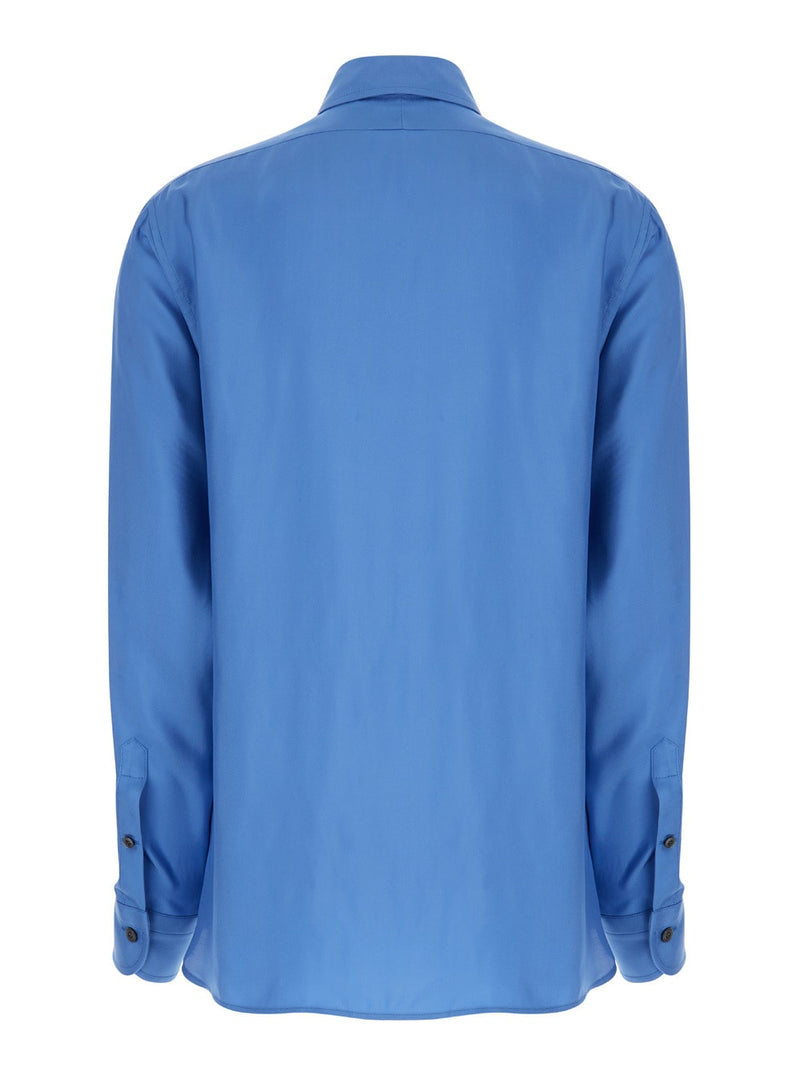 Tom Ford Fluid Viscose Silk Twill Shirt - Women