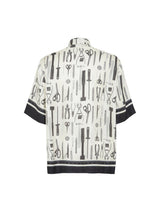 Fendi All-over Graphic Printed Short-sleeved Shirt - Men