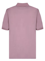 Brunello Cucinelli Logo Pink Piquet Polo Shirt - Men