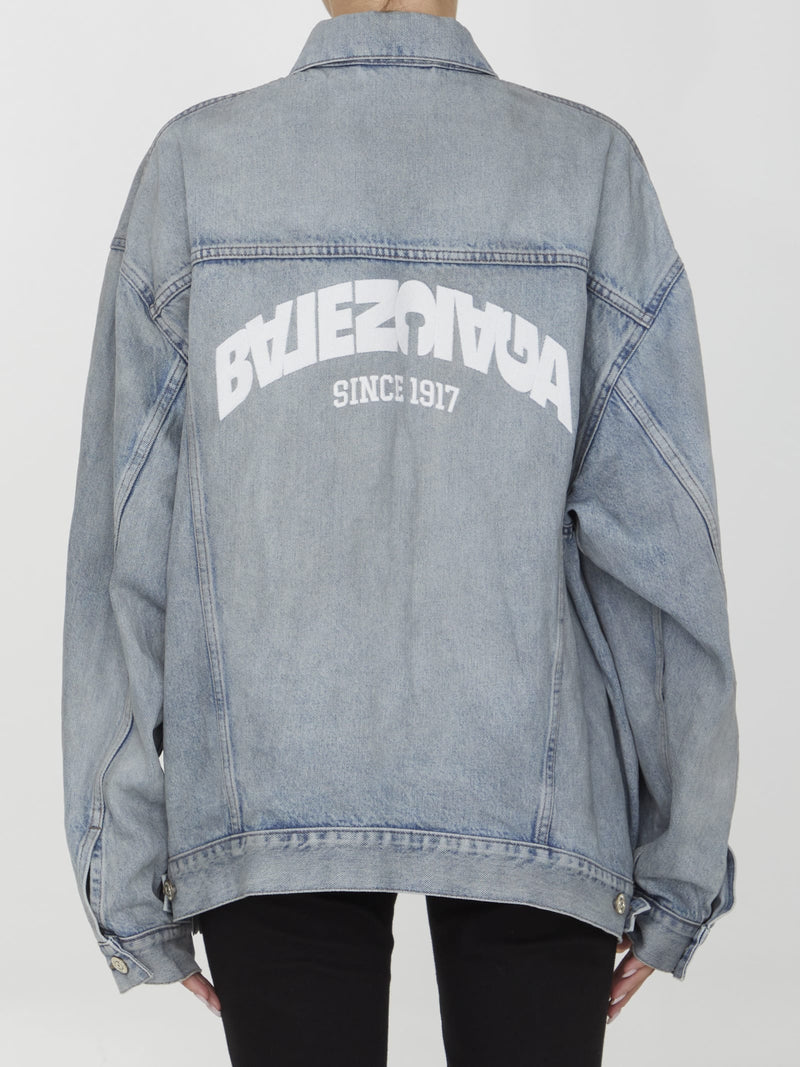 Balenciaga Oversized Denim Jacket - Women