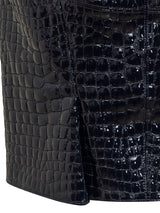 Tom Ford Crocodile-embossed Leather Skirt - Women