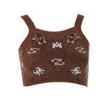 AMIRI Bandana Cropped Tank Top - Women - Piano Luigi