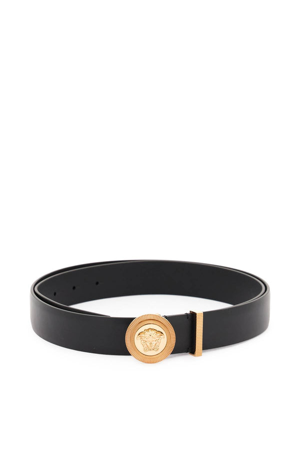 Versace Medusa Biggie Leather Belt - Men