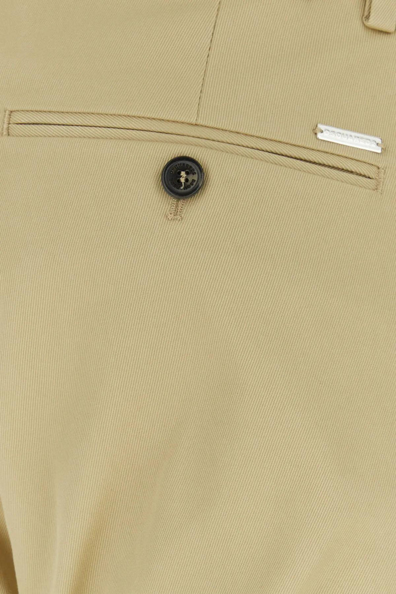 Dsquared2 Beige Stretch Cotton Cool Guy Pant - Men