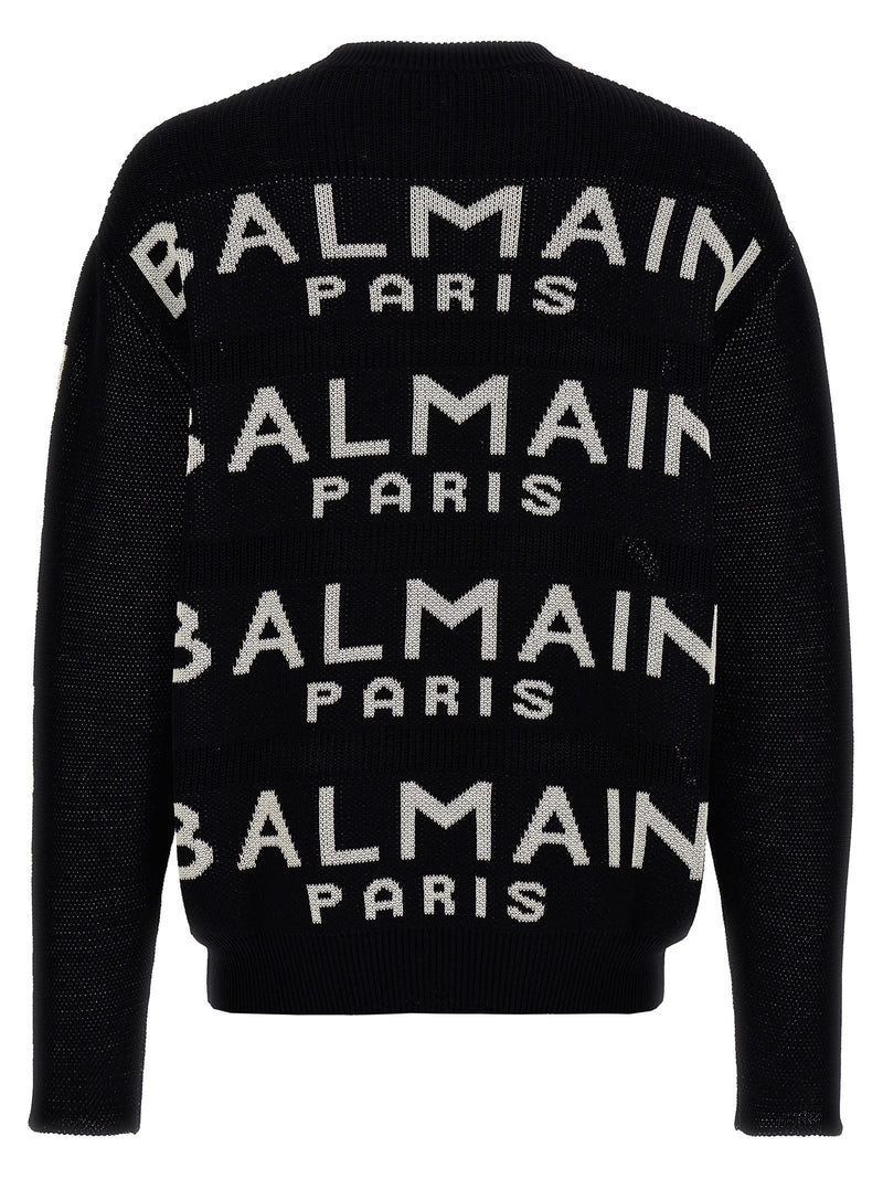 Balmain All-over Logo Sweater - Men