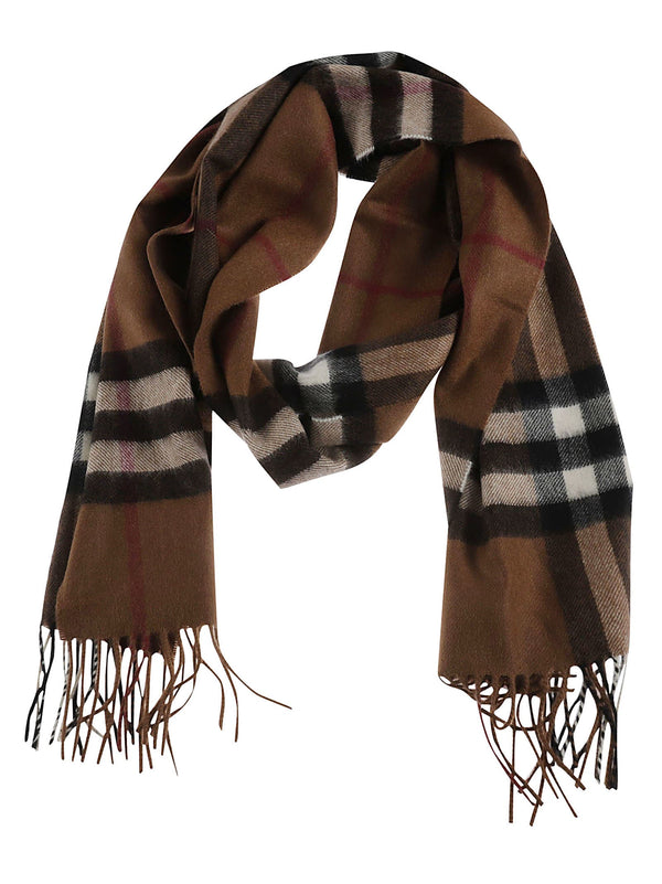 Burberry Check Fringed Scarf - Women