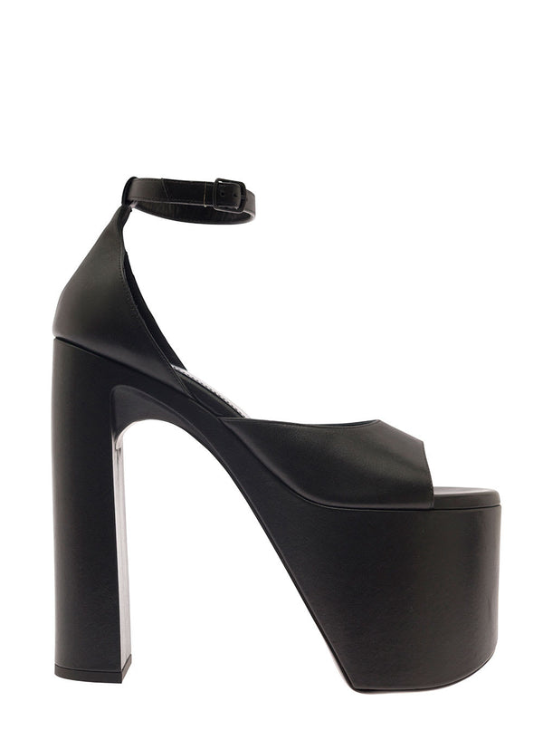 Balenciaga Camden Sandals With Oversized Platform In Smooth Leather - Women