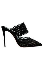 Christian Louboutin Black Patent Deia 100 Sandals - Women - Piano Luigi