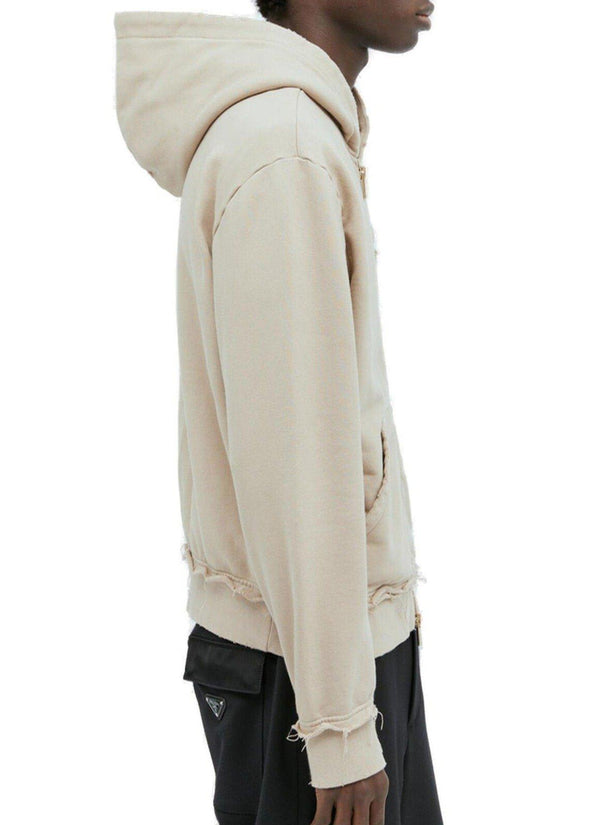Miu Miu Distressed Hooded Sweatshirt - Women