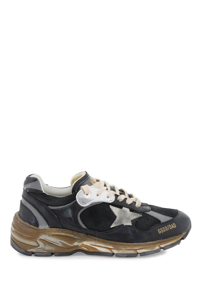 Golden Goose Dad-star Sneakers In Mesh And Nappa Leather - Women