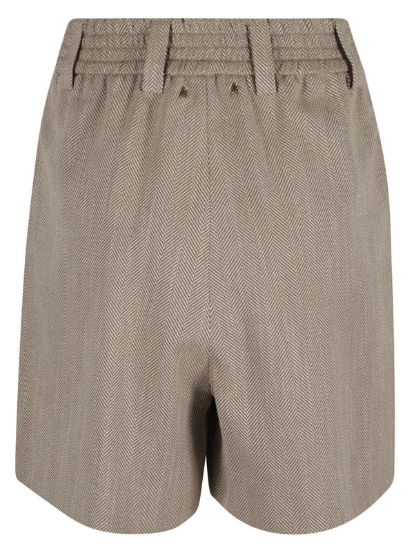 Golden Goose Elastic Waist Patterned Shorts - Women