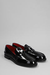 Christian Louboutin Penny Loafers In Black Patent Leather - Men