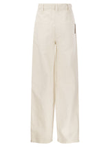 Brunello Cucinelli Relaxed Trousers In Garment-dyed Cotton-linen Cover-up - Women