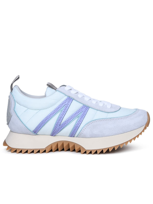 Moncler pacey Sneakers In Light Blue Polyamide - Women