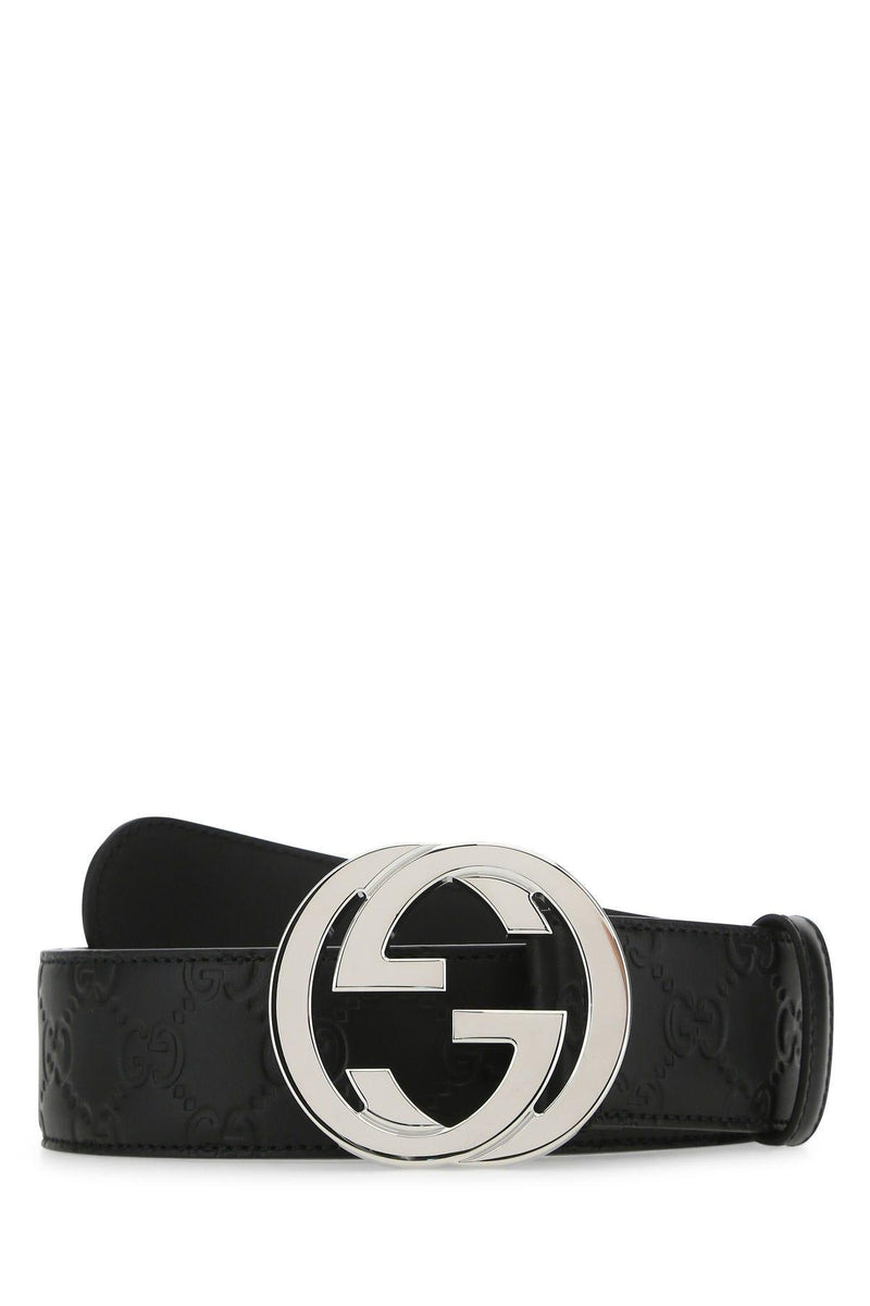 Gucci Black Leather Belt - Men