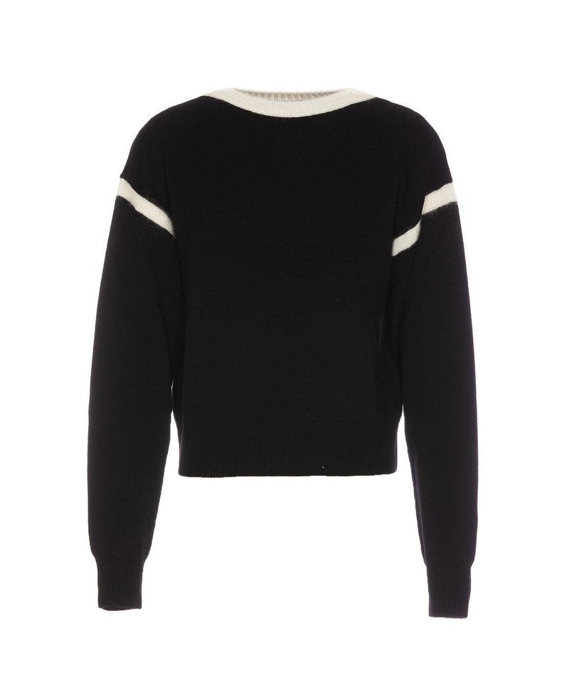 Saint Laurent Crewneck Long-sleeved Knitted Jumper - Men