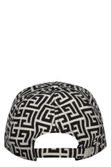 Balmain All Over Logo Baseball Cap - Men