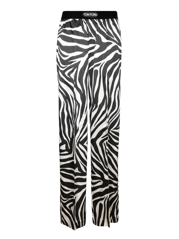 Tom Ford Zebra Pajama Pants - Women