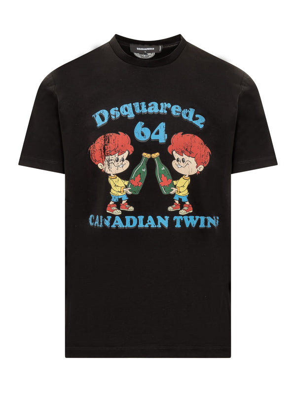 Dsquared2 Canadian Twins Print T-shirt - Men