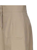 Loewe Tailored Shorts Crafted In Lightweight Cotton Gabardine - Women