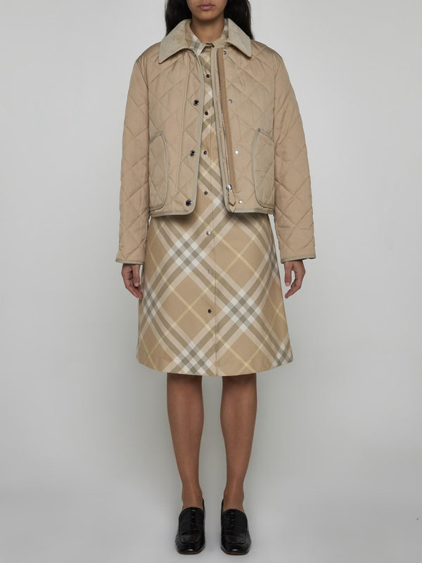 Burberry Lanford Quilted Fabric Jacket - Women