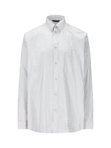 Balenciaga Logo Printed Oversized Shirt - Men