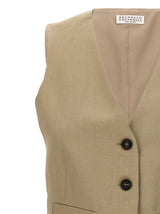 Brunello Cucinelli Cropped Vest - Women