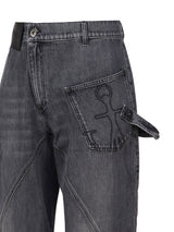 J.W. Anderson Oversized Wide Leg Jeans - Men