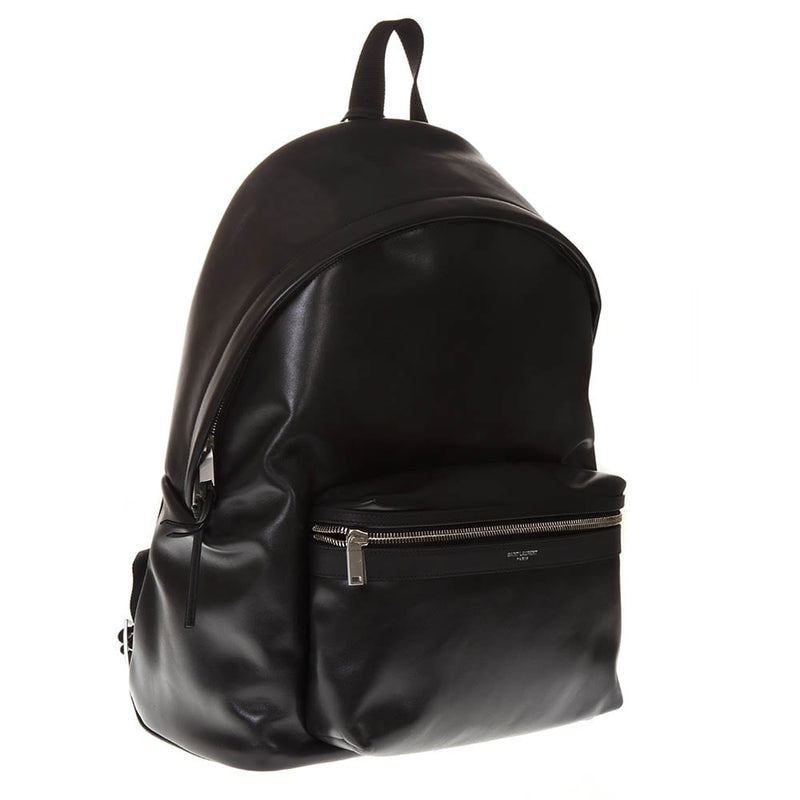 Saint Laurent City Matt Leather Backpack - Men