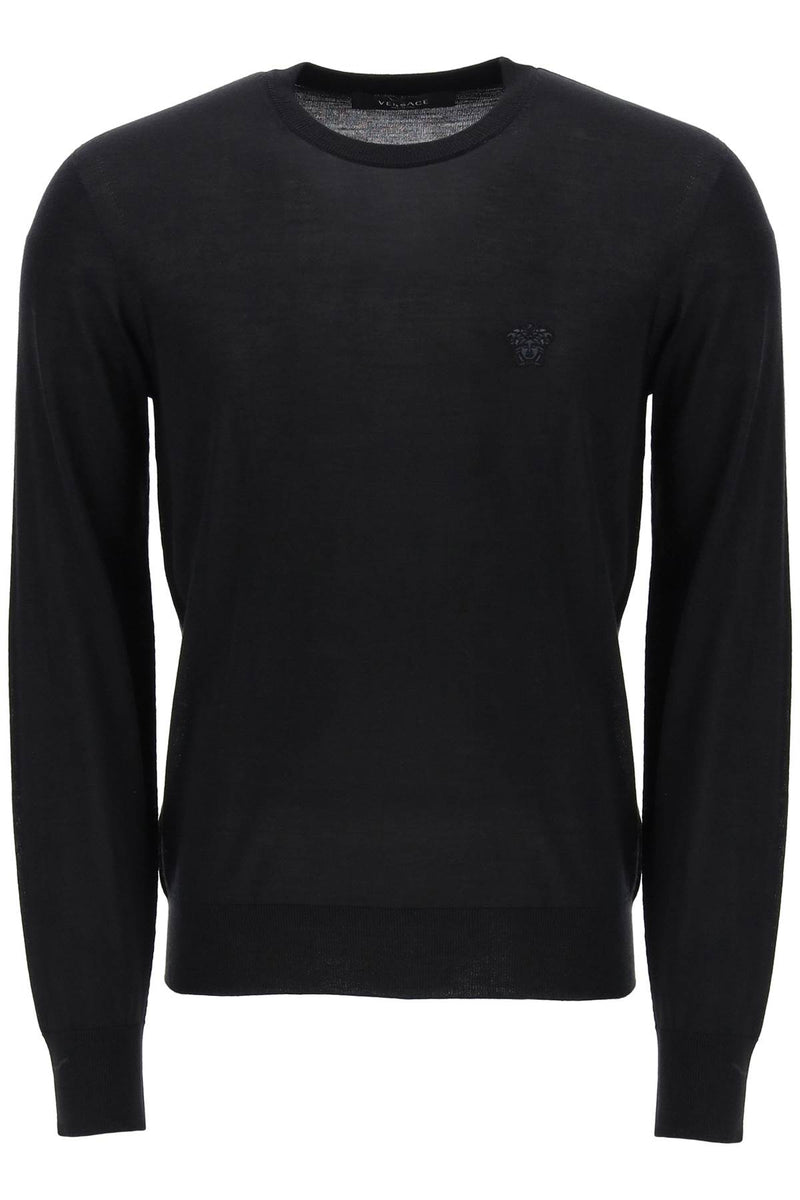 Versace Pullover With Medusa Embroidery - Men