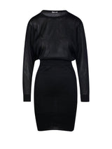 Saint Laurent Backless Long-sleeved Dress - Women